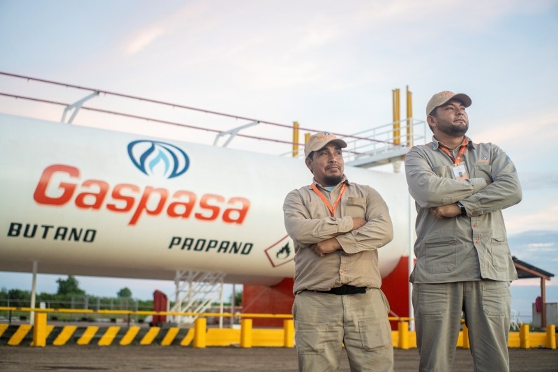 Proyecto de gas LP industrial
